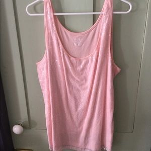 Lane Bryant 18/20 Sequined Tank Top